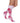 Rejuva Camo 15-20 mmHg Compression Socks, Pink