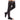 Mediven Comfort 30-40 mmHg OPEN TOE Thigh High w/ Lace Silicone Top Band, Ebony